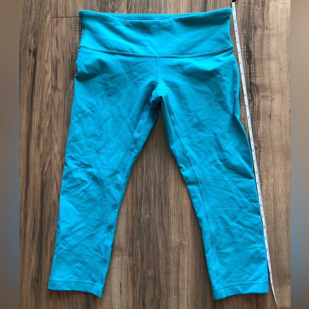 Lululemon Crop Legging Spry Blue